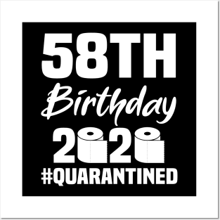 58th Birthday 2020 Quarantined Posters and Art